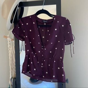 Madewell Silk top